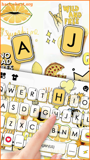 Funky Patterns Keyboard Background screenshot