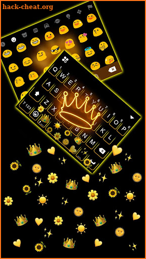 Funky Queen Gravity Keyboard Background screenshot