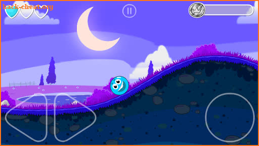 Funny Blue Ball Journey screenshot