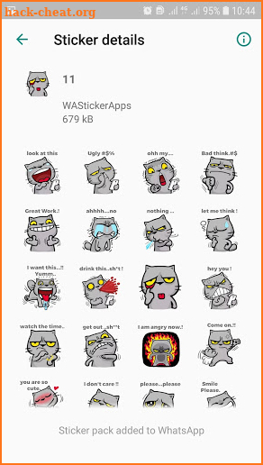 Funny Cats & Kittens Sticker WAStickerApps screenshot