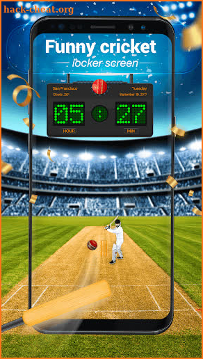 Funny Cricket Game Lock Screen for You screenshot