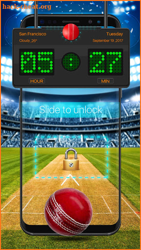 Funny Cricket Game Lock Screen for You screenshot