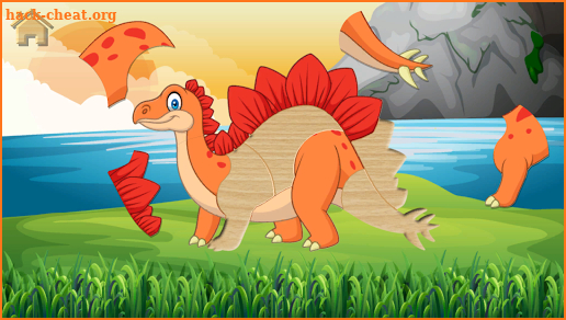 Funny Dinosaurs Kids Puzzles, full game. screenshot
