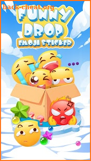 Funny Drop Emoji Sticker screenshot