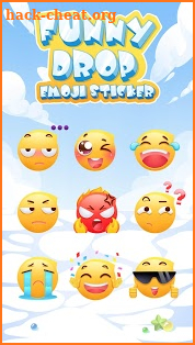 Funny Drop Emoji Sticker screenshot