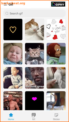 Funny Emoji GIF Sticker 2024 screenshot