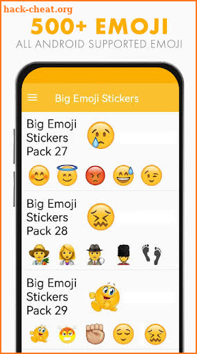 Funny Emoji WAStickers screenshot