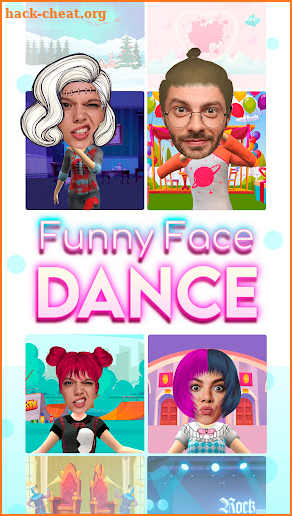 Funny Face Dance – 3D Animation Video Maker screenshot