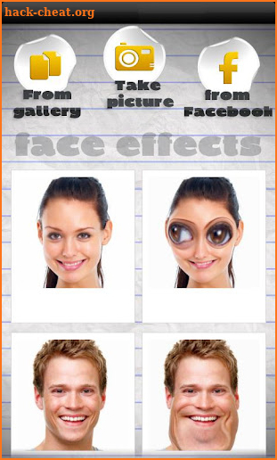 Funny Face Effects screenshot
