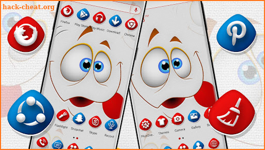 Funny Face Launcher Theme screenshot