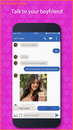 Funny Fake Messenger - Lover Prank screenshot
