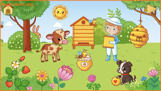 Funny Farm for toddlers. Kids puzzle with animals screenshot