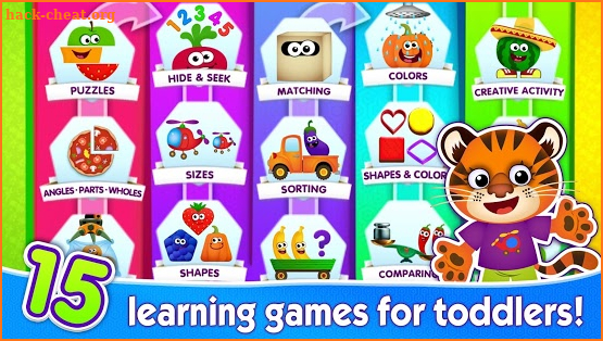 FUNNY FOOD 2! Educational Games for Kids Toddlers! screenshot