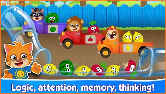 FUNNY FOOD 2! Educational Games for Kids Toddlers! screenshot