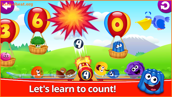 Funny Food 3! Kids Number games for toddlers! screenshot