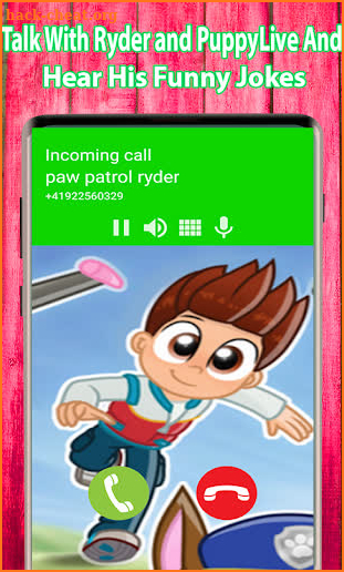 funny pups video call Phone screenshot