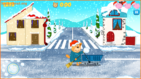Funny Snowball Battle: Winter Games screenshot