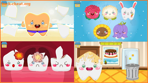 Funny Teeth kid dentist care! Games for girls boys screenshot
