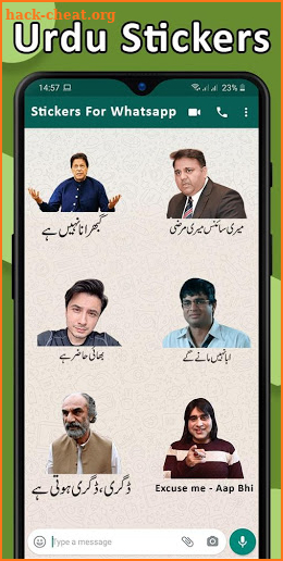Funny Urdu Stickers for Whatsapp - Urdu Stickers screenshot
