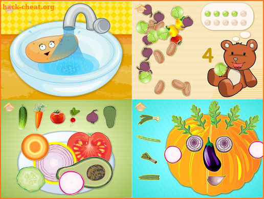 Funny Veggies! Kids games for girls, boys, babies screenshot