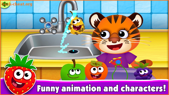 FunnyFood Kindergarten learning games for toddlers screenshot