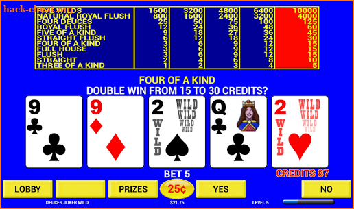 Funpok Video Poker screenshot