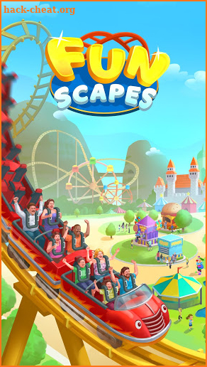 Funscapes: A Theme Park Game with Match 3 Puzzle screenshot