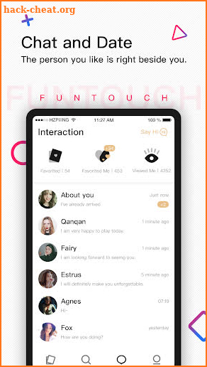 FunTouch-High end dating platform screenshot