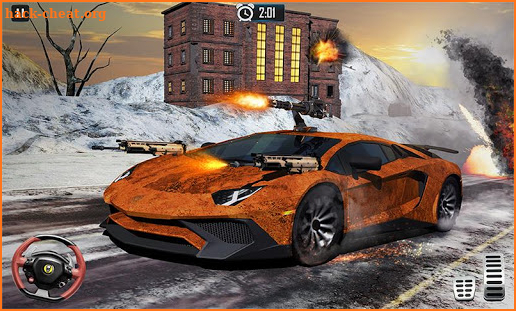 Furious Death Car Snow Racing: Armored Cars Battle screenshot