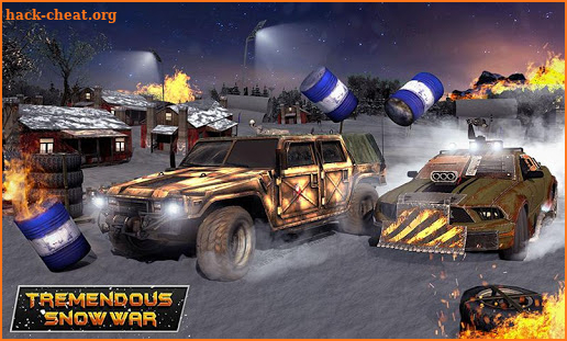 Furious Death Car Snow Racing: Armored Cars Battle screenshot