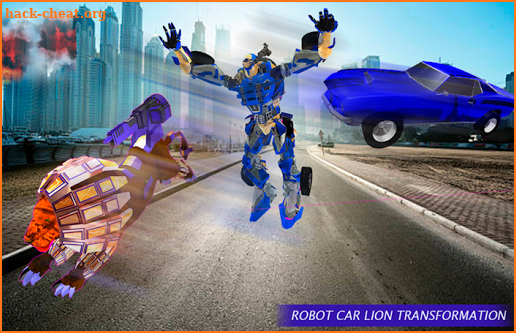 Furious Lion Car Transform Robot Strike Army screenshot