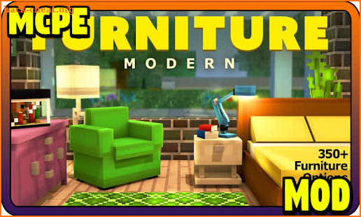 Furniture & Decorations MCPE - Minecraft Mod screenshot