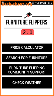 Furniture Flippers 2.0 Price Calculator screenshot