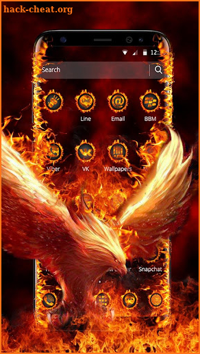 Fury of Phoenix Eagle Theme screenshot