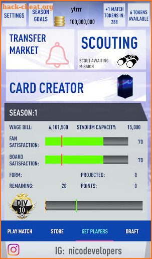 FUT 19 MANAGER by Nico screenshot