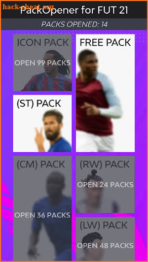 FUT 21 Pack Opener screenshot