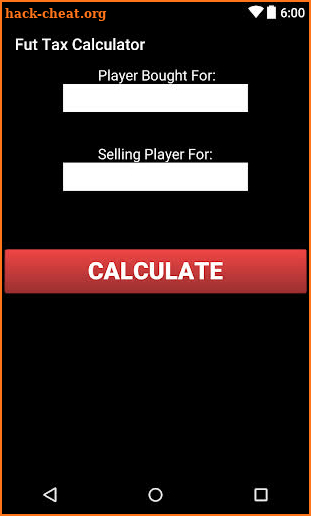 FUT Tax Calculator screenshot