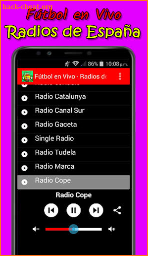 Fútbol en Vivo - Radios de España screenshot