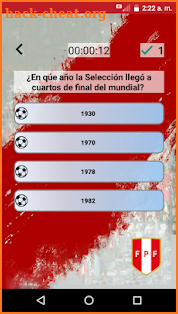 Fútbol Peruano Quiz screenshot