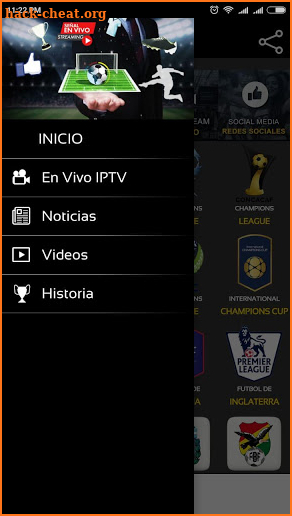 Futbol Sports - TV En Vivo Campeonatos del Mundo screenshot
