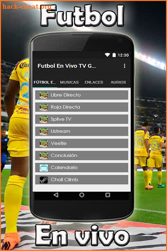 Futbol TV en Vivo Gratis - Canales de Futbol Guia screenshot