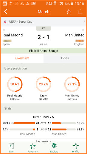Futbol24 – soccer live scores & results screenshot