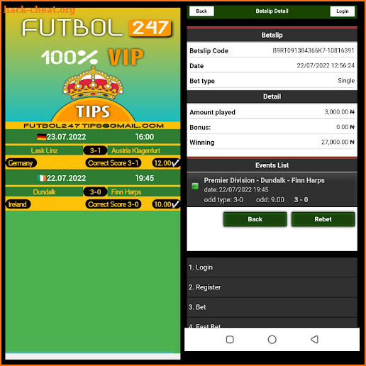 Futbol247 100% VIP Tips screenshot