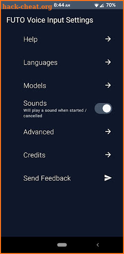 FUTO Voice Input screenshot