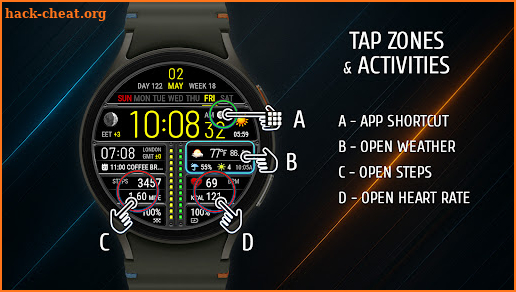 Futorum H6.5 Digital watchface screenshot