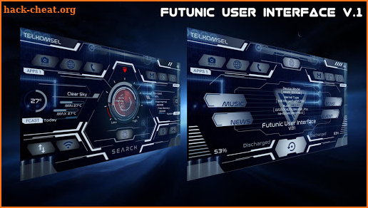 Futunic User Interface v.1 screenshot
