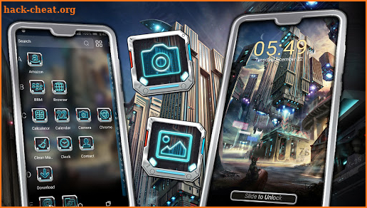 Future City Launcher Theme screenshot