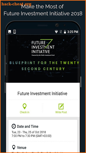 Future Investment Initiative 2018 screenshot