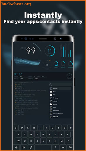 Future Launcher -- Aris Theme screenshot