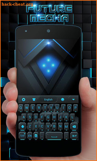 Future Mecha GO Keyboard  Theme screenshot